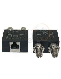 Balun 75-120 ohm RJ-45 female Dual BNC female G.703 E1/E3