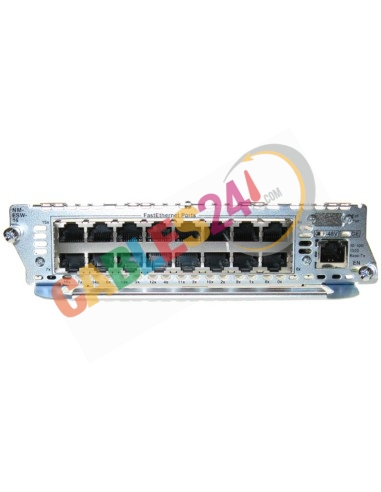 Cisco NM-16ESW-1GIG 16 port 10/100 + 1 x1000Mbps Ethernet Switch73-6593-02