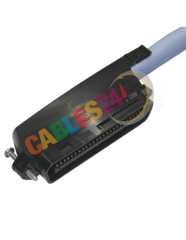 Cable Telco CAT.3 RJ-21 Macho 90 grados a 24 RJ11 macho