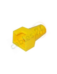 Capuchón Amarillo RJ-45 CAT5e Macho Pack 10 unidades