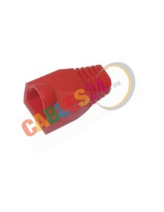 Capuchón Rojo RJ-45 CAT5e Macho Pack 10 unidades