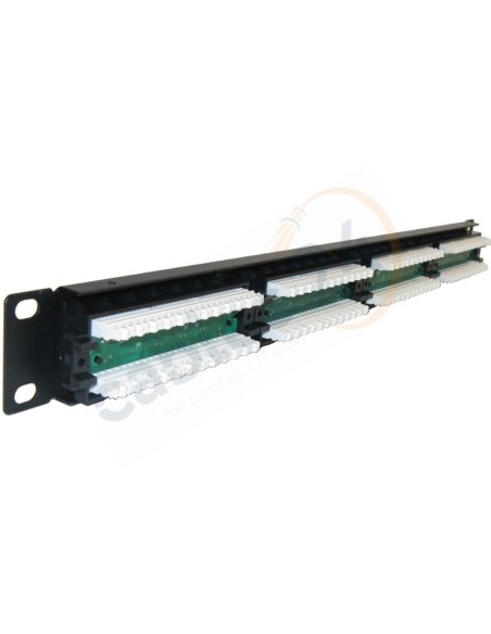 Panel para rack de 19 pulgadas de 1U 24 RJ45 Categoría 5e