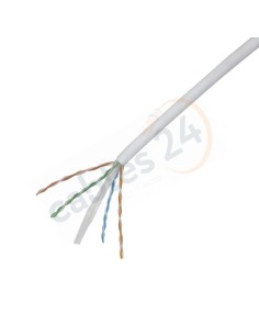 Latiguillo Cable Ethernet Cat 6 UTP 4 x 2 x AWG24 LSZH Blanco AMP NetConnect a medida