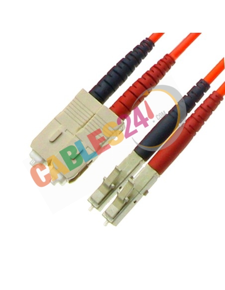 Patch cord Multimode Duplex Fiber Optic Cable SC-LC OM1