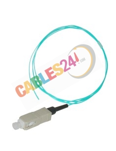 Cable Pigtail de Fibra Óptica Multimodo OM3 50/125 SC