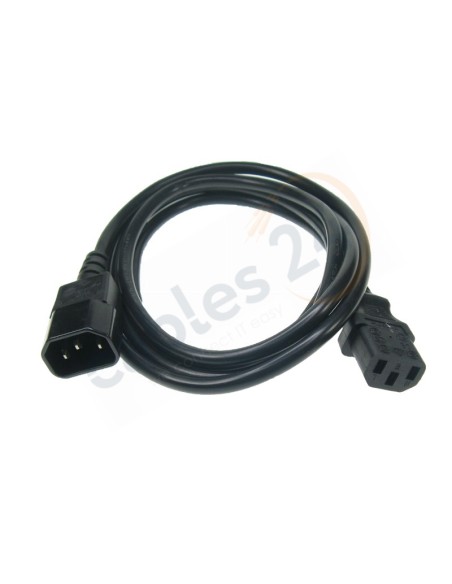 Cable Alimentación C13 - C14 1,8 Metros