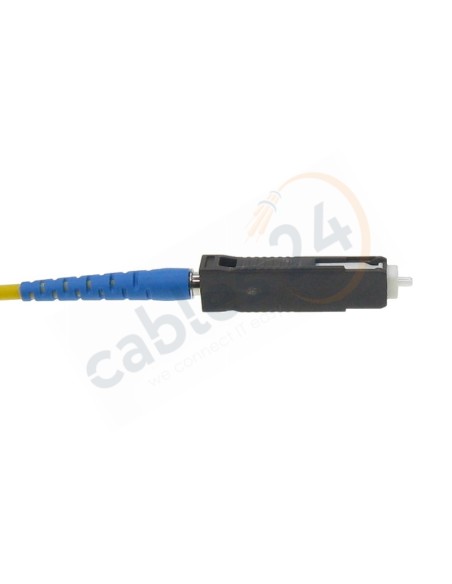 Latiguillo Cable Fibra Óptica Dúplex Monomodo MU-LC