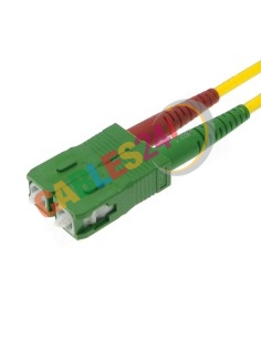 Latiguillo Cable Fibra Óptica Dúplex Monomodo FC-SC/APC 2