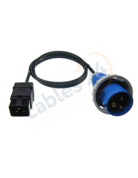 Cable Alimentación C20 - Cetac Macho