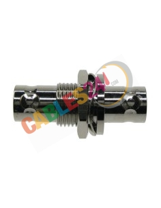 BNC Female - BNC Female Coax Adapter 75 Ohm panel mount 2