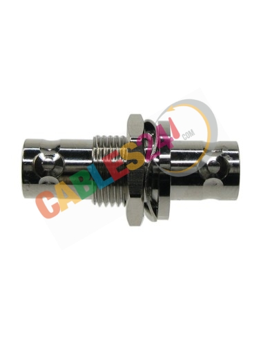 Adaptador coaxial BNC hembra BNC hembra 75 Ohm chasis/panel