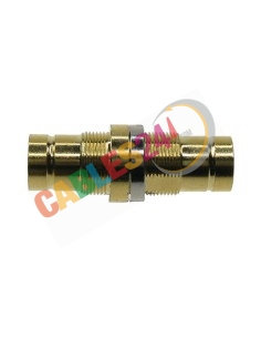 DIN 1.6/5.6 Female to DIN 1.6/5.6 Female Coax Adapter 75 Ohm panel mount 2