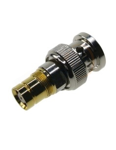 Adaptador coaxial BNC macho DIN1.6/5.6 hembra 75 Ohm 2