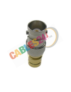 Coaxial Series Adapter BNC Female to DIN1.6/5.6 female 75 Ohm 2