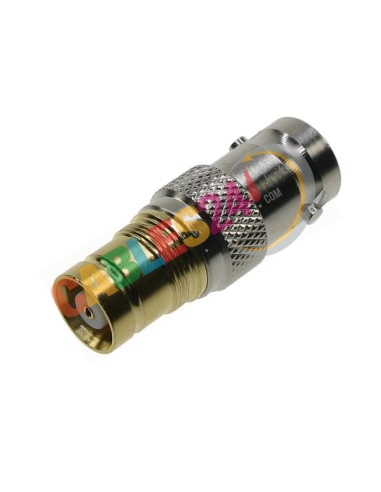 Adaptador coaxial BNC hembra DIN1.6/5.6 hembra 75 Ohm