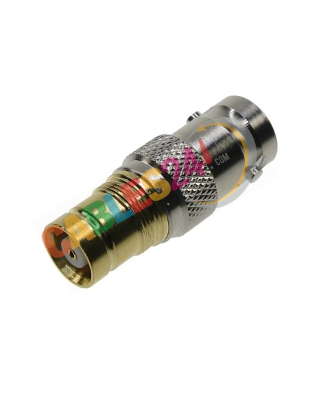 Adaptador coaxial BNC hembra DIN1.6/5.6 hembra 75 Ohm