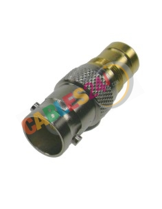 Adaptador coaxial BNC hembra DIN1.6/5.6 hembra 75 Ohm