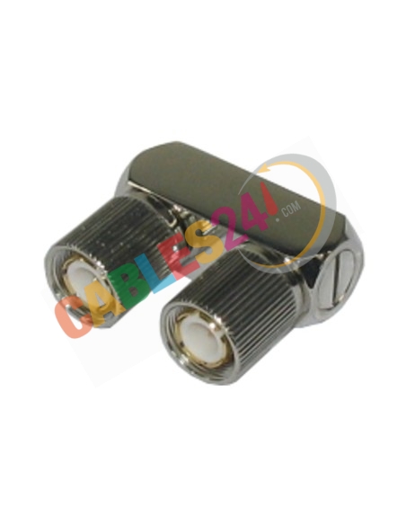 Coaxial Adapter U link DIN1.6/5.6 2xmale 75 Ohm