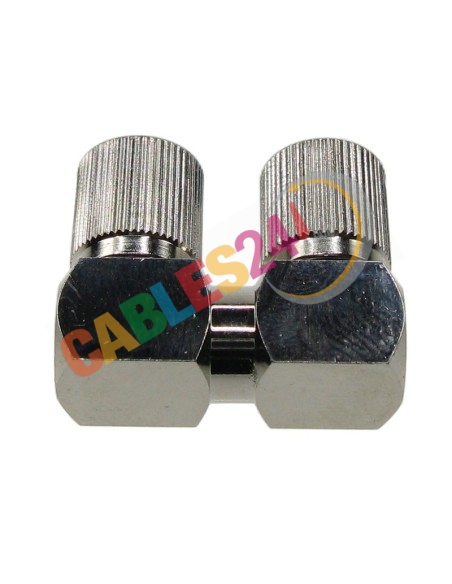 Coaxial Adapter U link DIN1.6/5.6 2xmale 75 Ohm