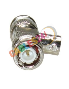 Adaptador Coaxial BNC tipo T 1 Hembra 2 Macho 2