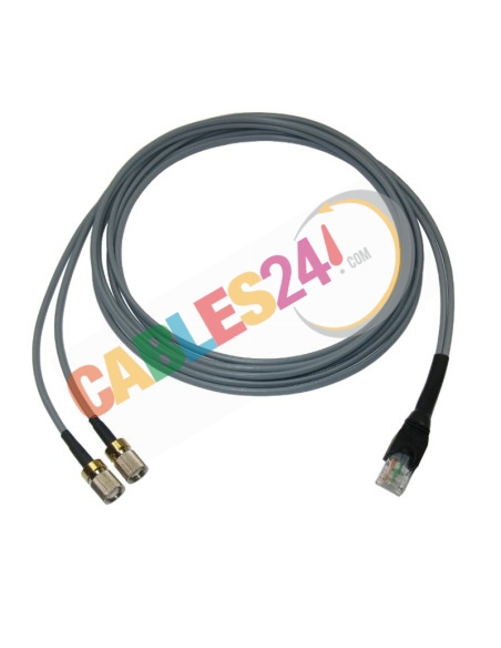 Conversion Patchcord RJ48-to-G703 2 x 1.6/5.6 (coaxial) Male 1m