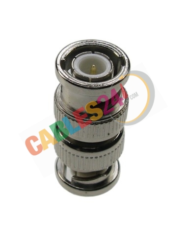 Adaptador coaxial BNC macho BNC macho 75 Ohm 