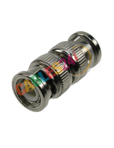 Adaptador coaxial BNC macho BNC macho 75 Ohm 