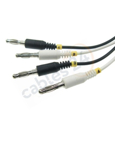 Cable de test Krone de 4 polos para regletas LSA-PLUS