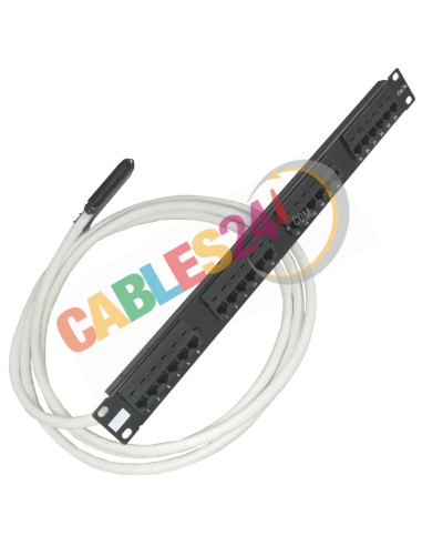 Cable Telco a panel 19" 1U configuración VG 310