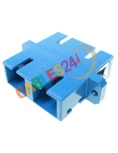 Adaptador Fibra Óptica Monomodo SC-SC Duplex 2