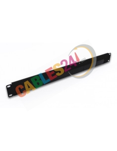 Panel pasacables con cepillo 1U 19''