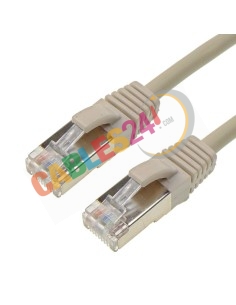 Shielded Cat 6a F/UTP LSZH/LSOH patch cord ethernet grey and several measures.