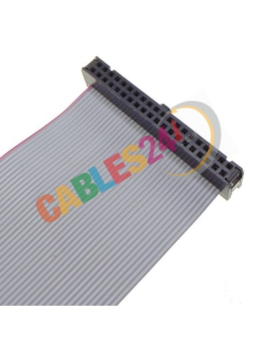 Cable IDC cinta plana 40 pines (2x20) 2.54 mm, 5 Ctms