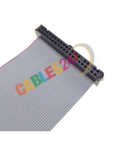 Cable IDC cinta plana 40 pines (2x20) 2.54 mm, 5 Ctms