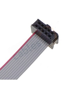 Cable IDC cinta plana 10 pines (2x5) 2.54 mm, 20 Ctms 2