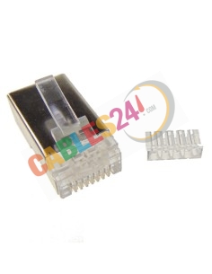 RJ45 Cat6 Connector with Guide Pack 10 units