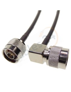 Cable RG223 Tipo N macho acodado a Tipo N macho recto