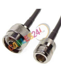 Cable RG223 Tipo N hembra a Tipo N macho recto