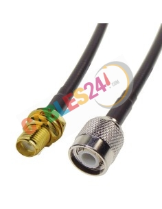 Cable RG223 TNC macho  a SMA hembra panel