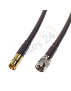 Cable RG223 SMA macho recto a SMB macho recto