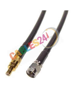 Cable RG223 SMA macho recto a SMB hembra