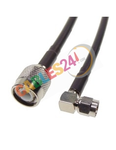 Cable RG223 SMA macho acodado a TNC macho