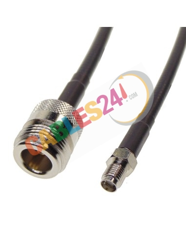 SMA female to N Type female RG223 coax patchcord
