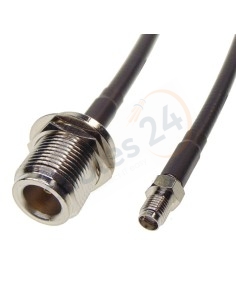 Cable RG223 SMA hembra a Tipo N hembra panel