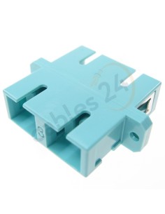 Adaptador Fibra Óptica OM3 SC-SC Duplex