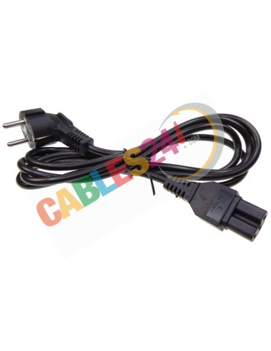 Cable Alimentación IEC C15 a Schuko macho