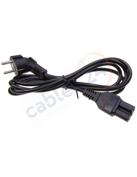Cable Alimentación IEC C15 a Schuko macho