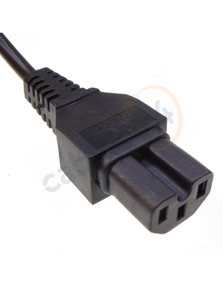 IEC C15 to Male Schuko Power cord