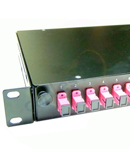 Bandeja 19 pulgadas 1U 24 x SC multimodo OM4 Simplex