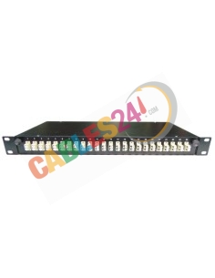 Bandeja 19 pulgadas 1U 24 x LC multimodo Duplex